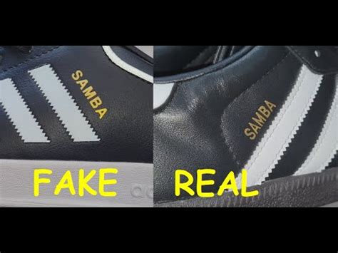 adidas samba fake vs real|Adidas Samba counterfeit trainers.